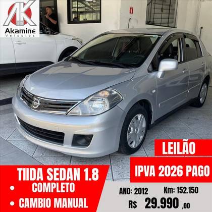 NISSAN TIIDA 1.8 SEDAN 16V FLEX 4P MANUAL NISSAN TIIDA 1.8 SEDAN 16V FLEX 4P MANUAL